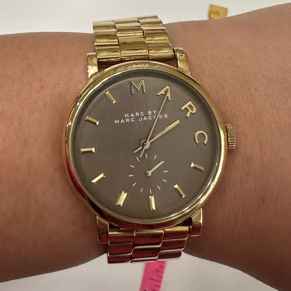 Authentic Marc by Marc Jacobs Gold Watch
